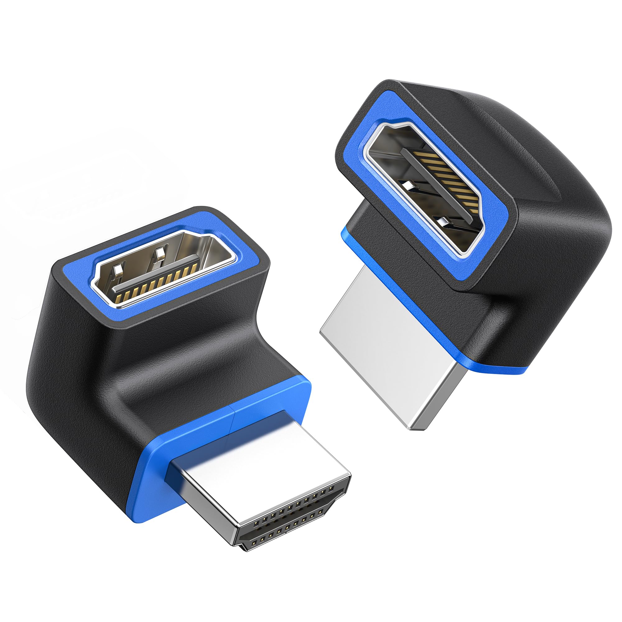Amazon.com: Cable Matters 2-Pack 48Gbps 8K Right Angle HDMI 2.1